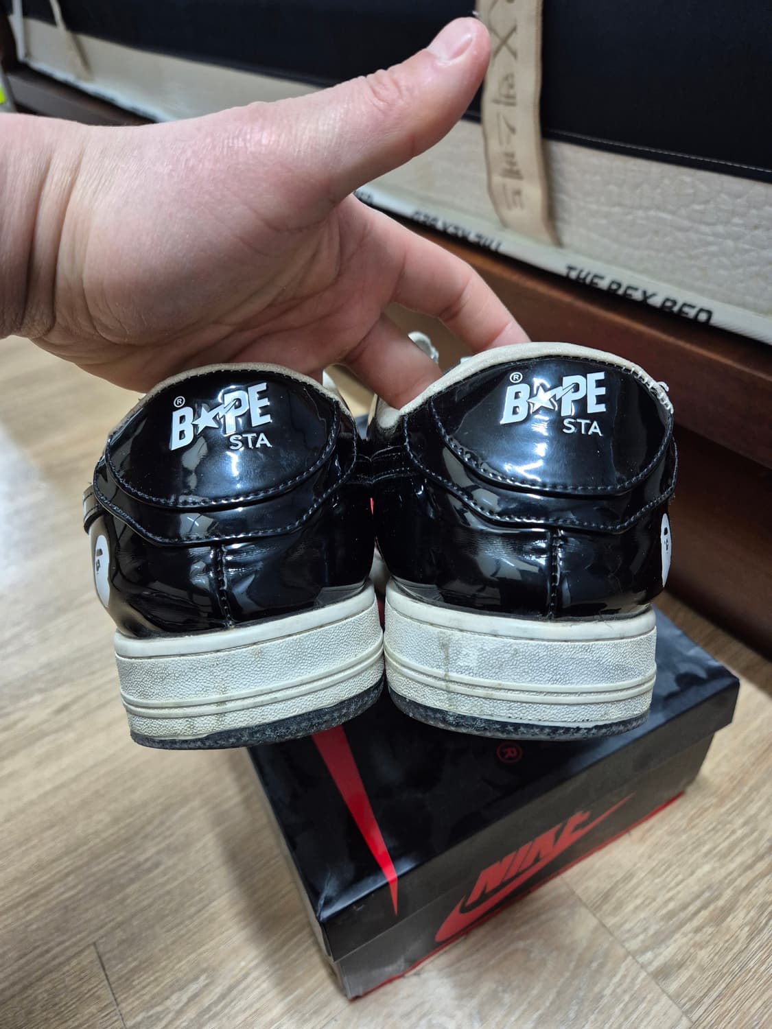 [280] 베이프스타 에어포스 검정 범고래 상품이미지5