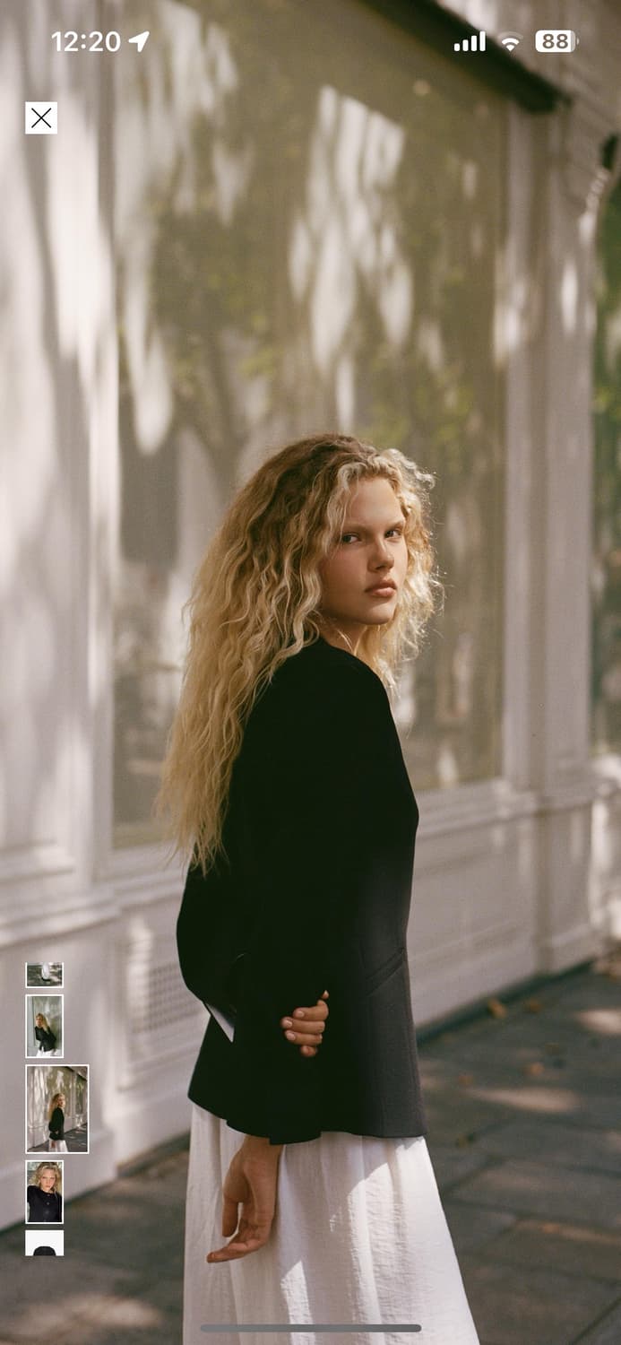 자라 숄더 패드 타이드핏 블레이저 S 상품이미지6