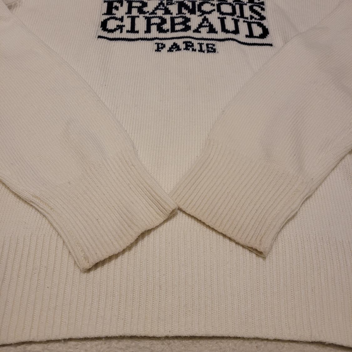 마리떼프랑소와저버 로고 니트 M 상품이미지4