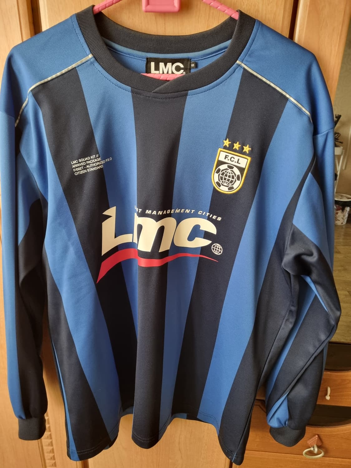 LMC 싸커 저지 블루 S 상품이미지3