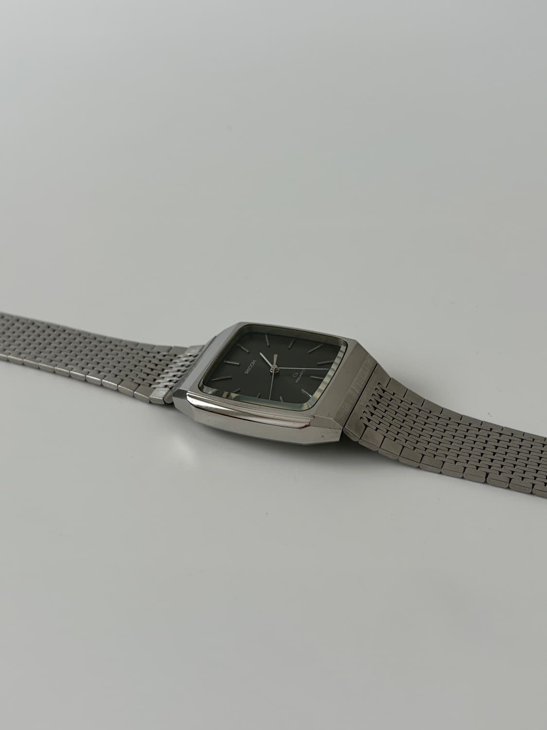 80s chacole dial silver sqaure requartz 상품이미지6