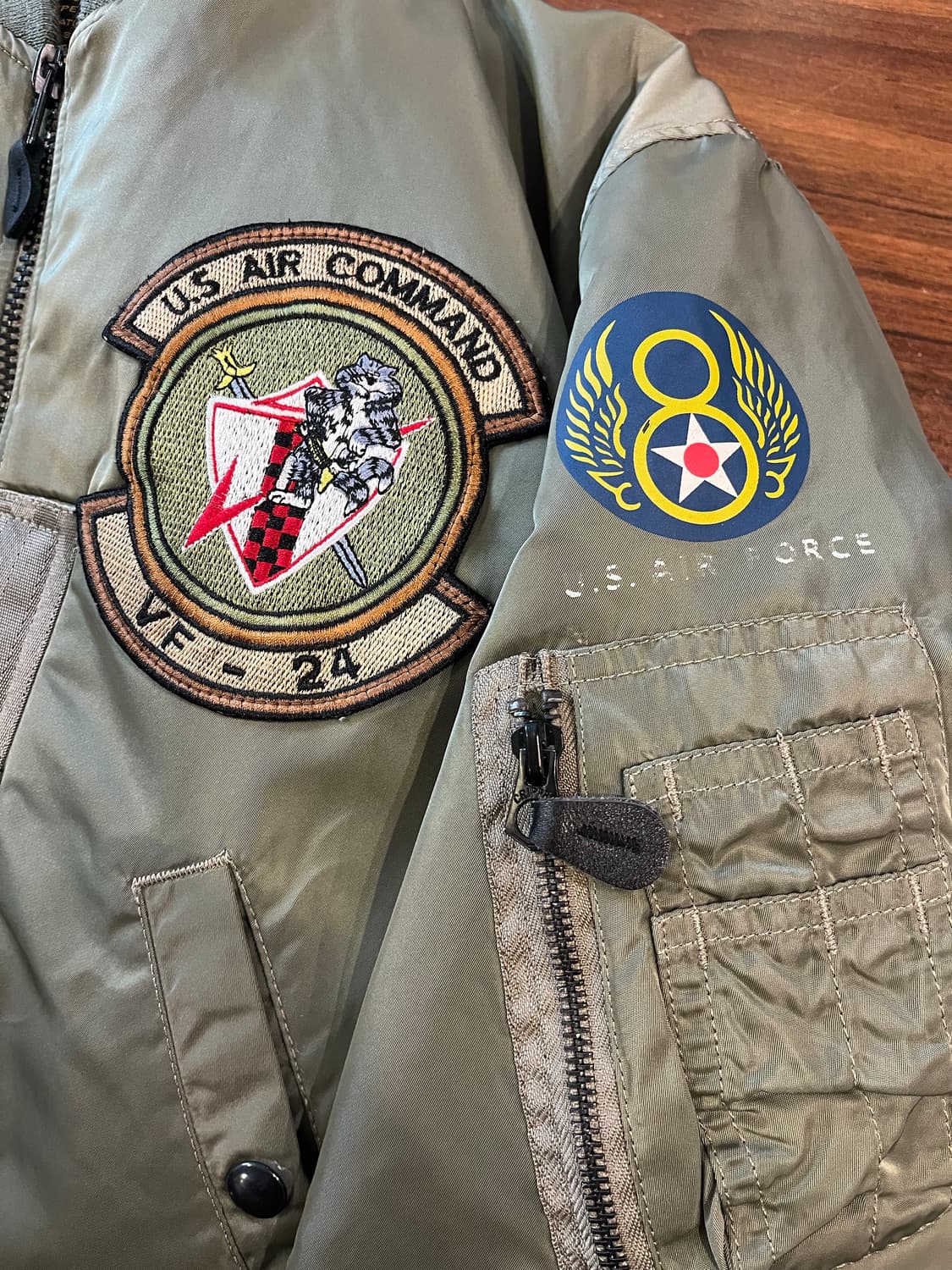 미공군 ma-1 자켓 상품이미지4