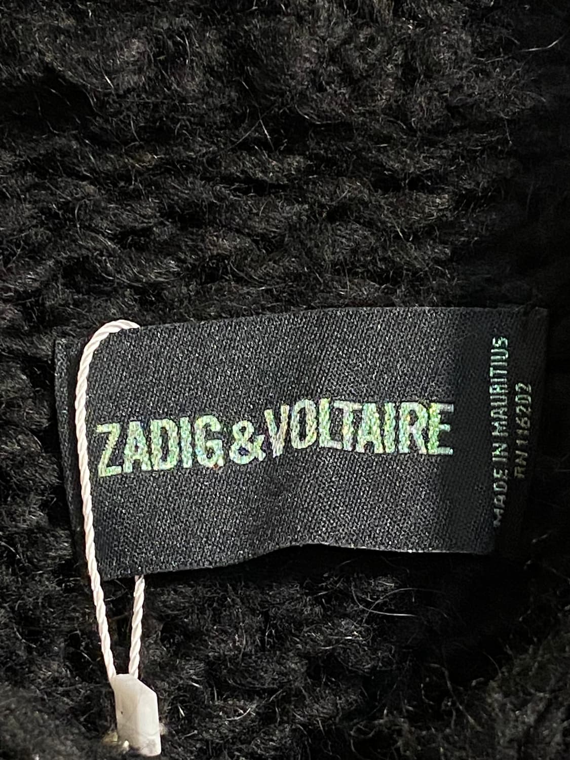 자딕앤볼테르 블랙 니트 집업 가디건 상품이미지2