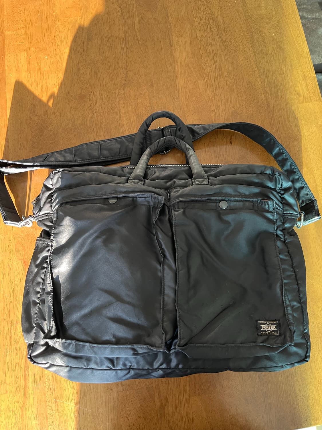 요시다 포터 탱커 2way 오버나이트 브리프케이스 블랙 622-79309 상품이미지2