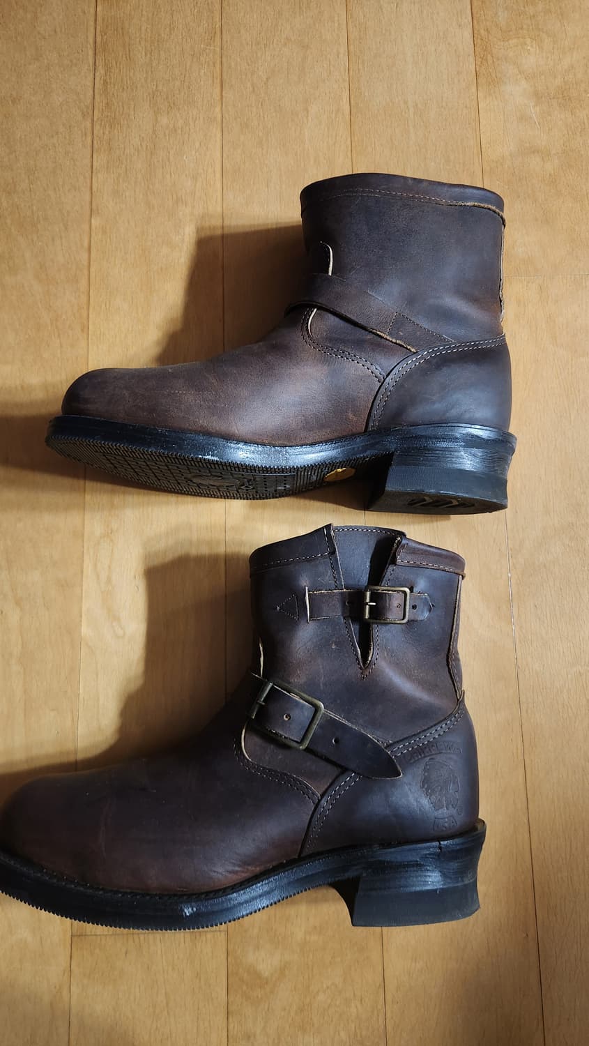 치페와 엔지니어부츠 브라운 8.5E 레드윙 상품이미지2