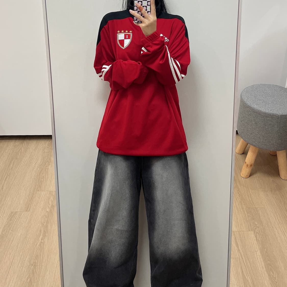 아디다스 부산아이파크 반집업 트레이닝 탑 져지 상품이미지2
