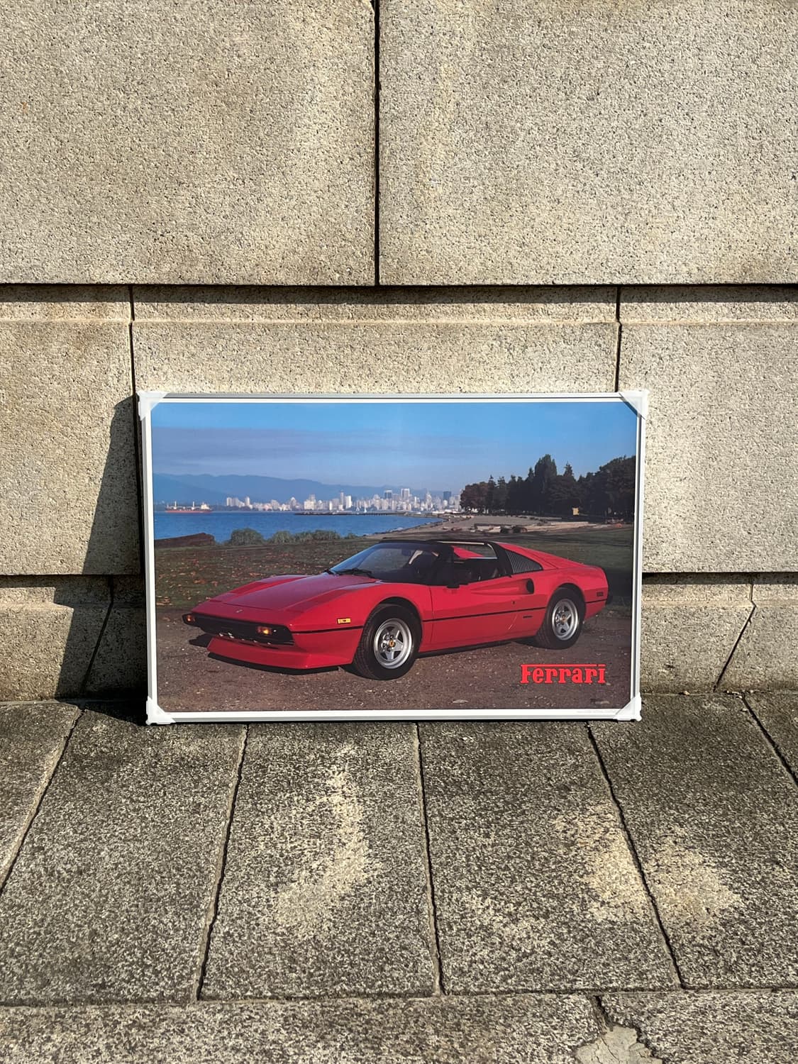 페라리 308 GTS 빈티지 포스터 (액자포함) 상품이미지5