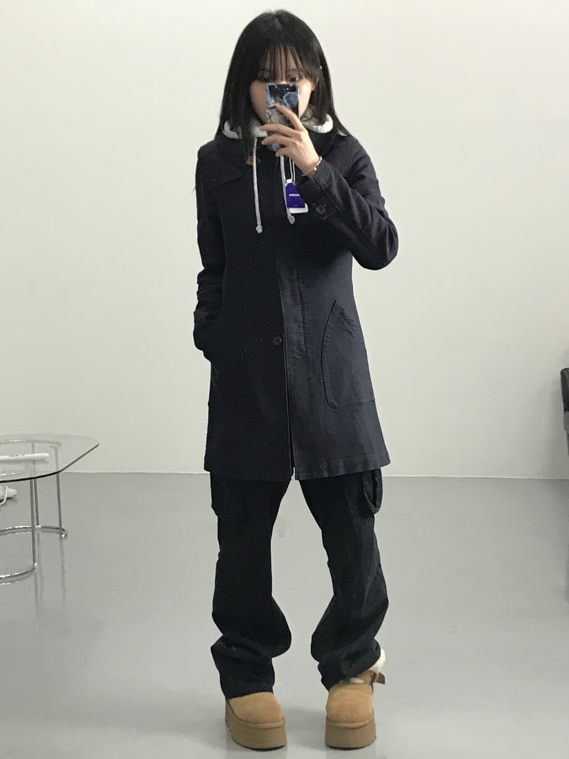 ZEPHYR 네이비 코트 상품이미지2