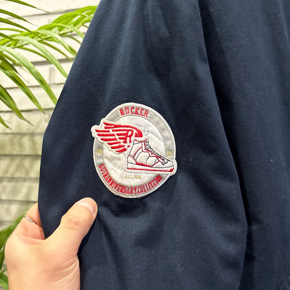 RUCKER 루커빈티지 90s 캐주얼 스타디움자켓 엠버서더 패치 디테일 상품이미지7