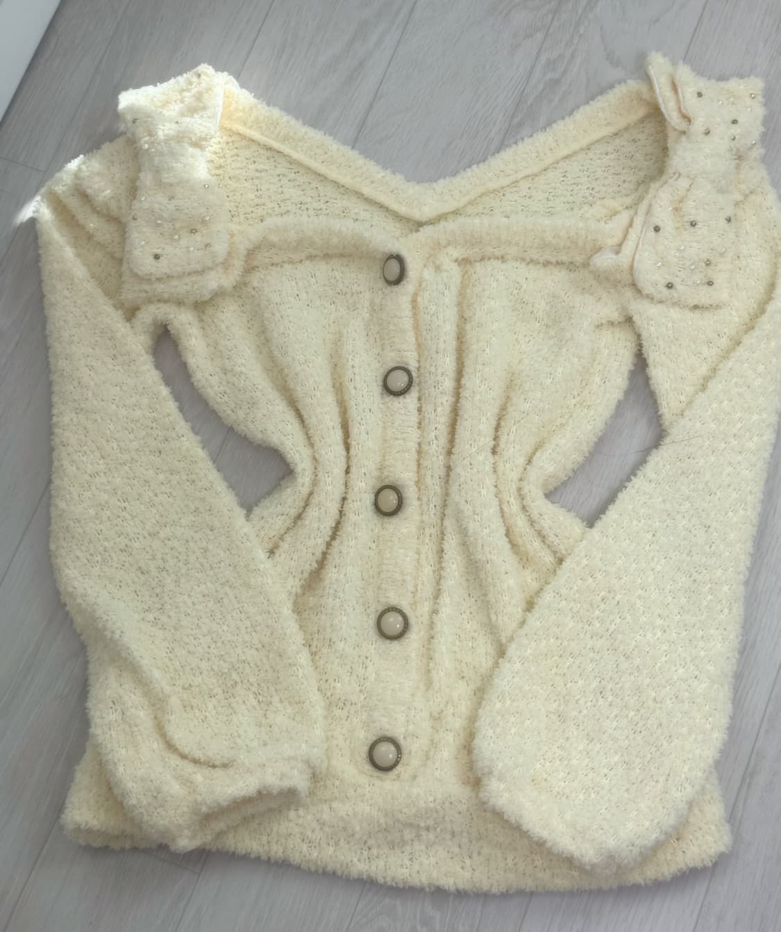 리즈리사 히메갸루 핀터깔 니트 상품이미지1