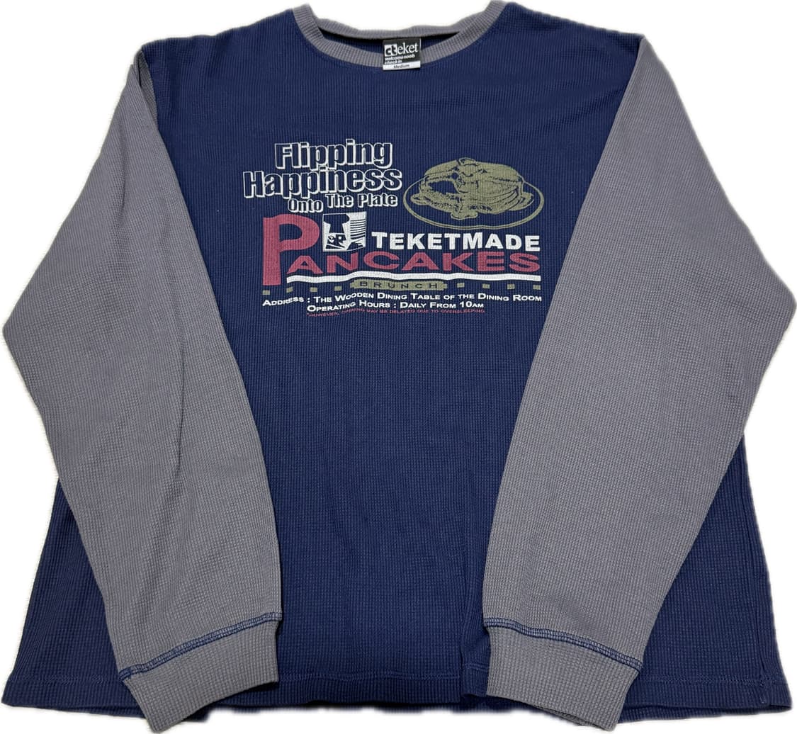 Teket pancake waffle 롱슬리브 M 상품이미지2