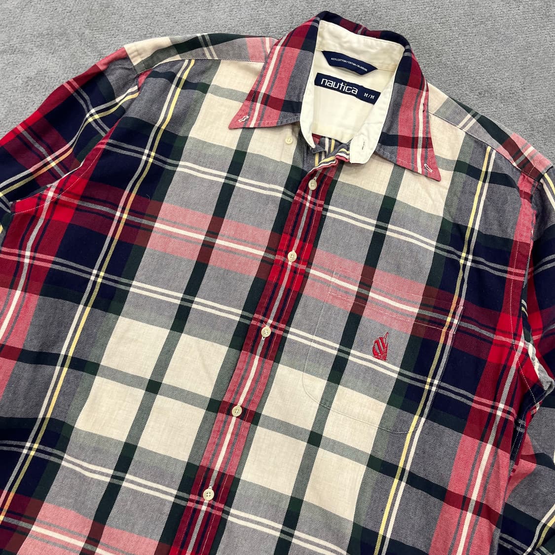 M 노티카 체크 엘라스틱 커프 셔츠 상품이미지2