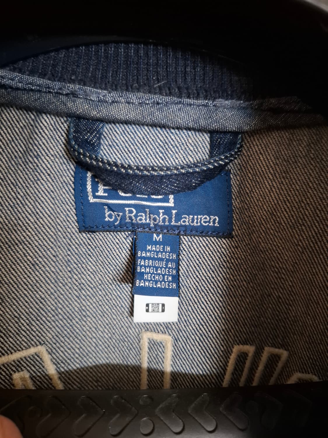 M 폴로 랄프로렌x뉴욕 양키스 데님 바시키 야구 점퍼 상품이미지4