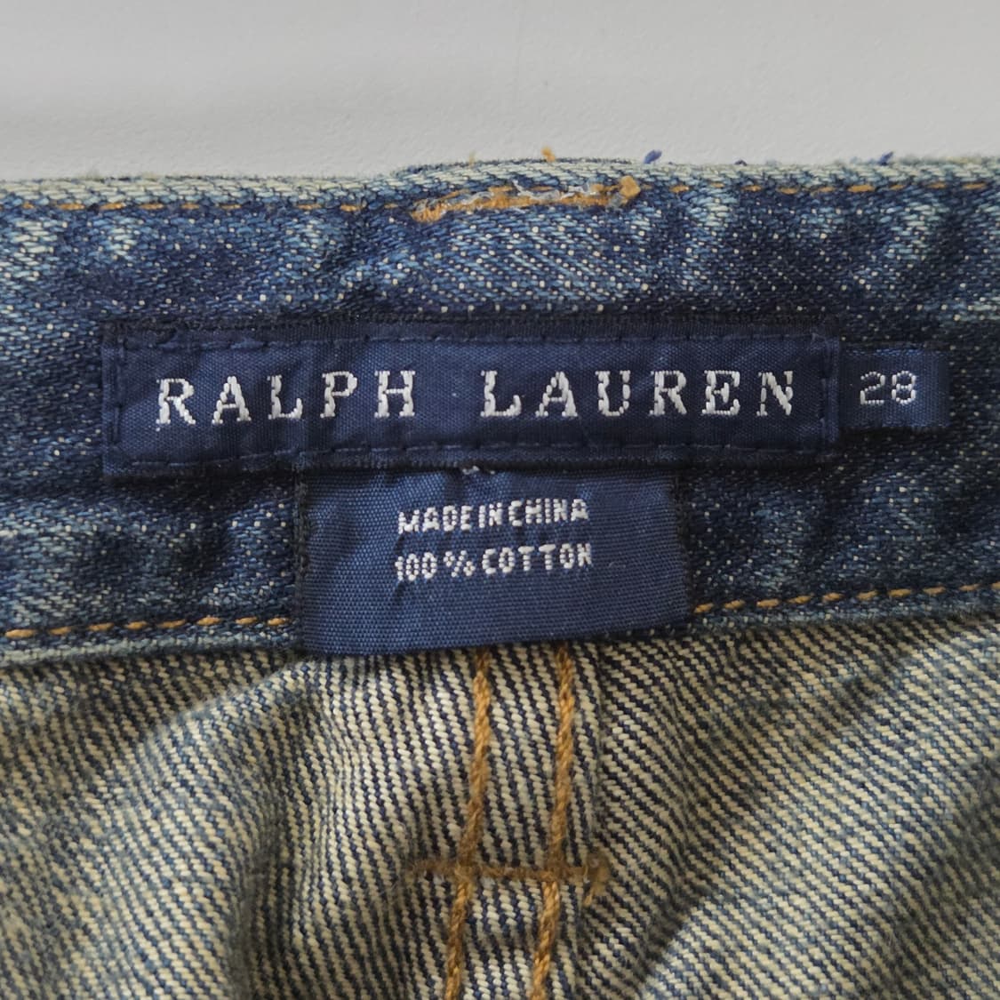 폴로랄프로렌 우먼 셀비지 데님팬츠 28 상품이미지6