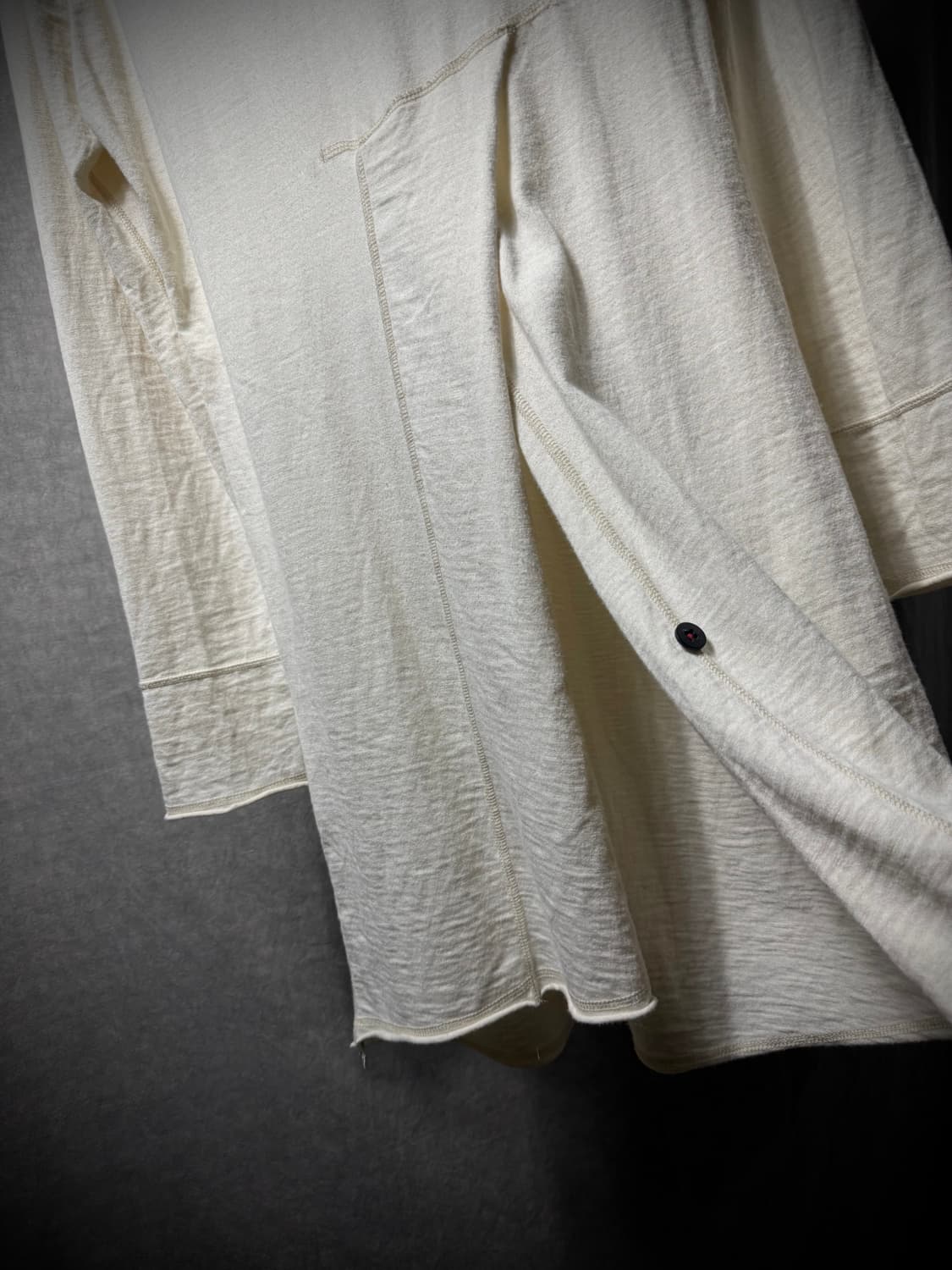 KLASICA Long Tunic Henley Neck Sleeve  상품이미지10