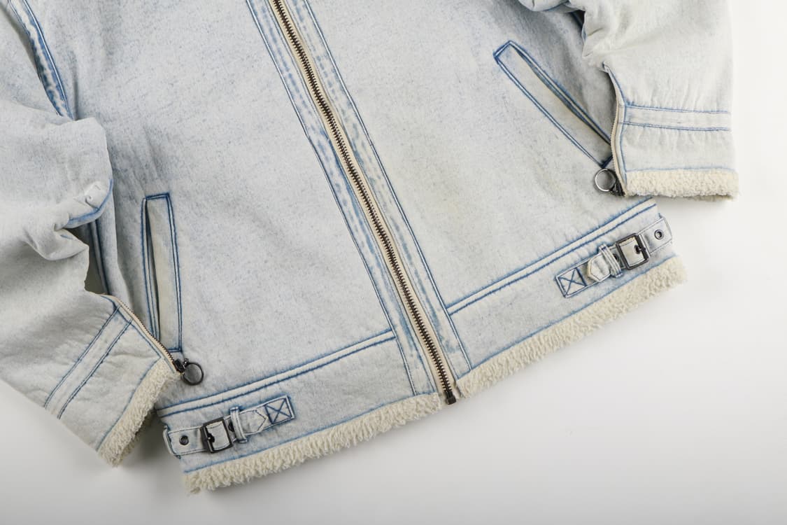 [M] 자라 B-3 모티브 연청 데님자켓 상품이미지3