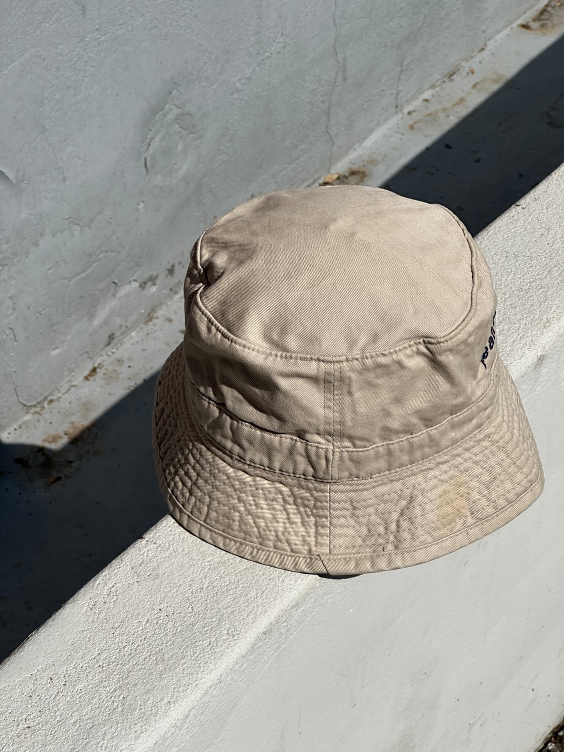 [S] 빈폴 베이지 버킷햇 올드 빈티지 모자 상품이미지3