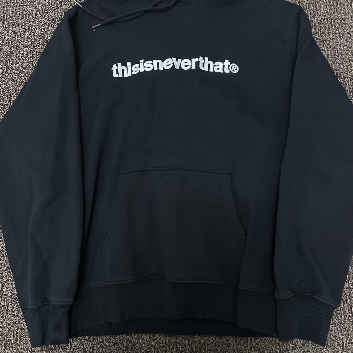 디스이즈네버댓 후드티 블랙  상품이미지3