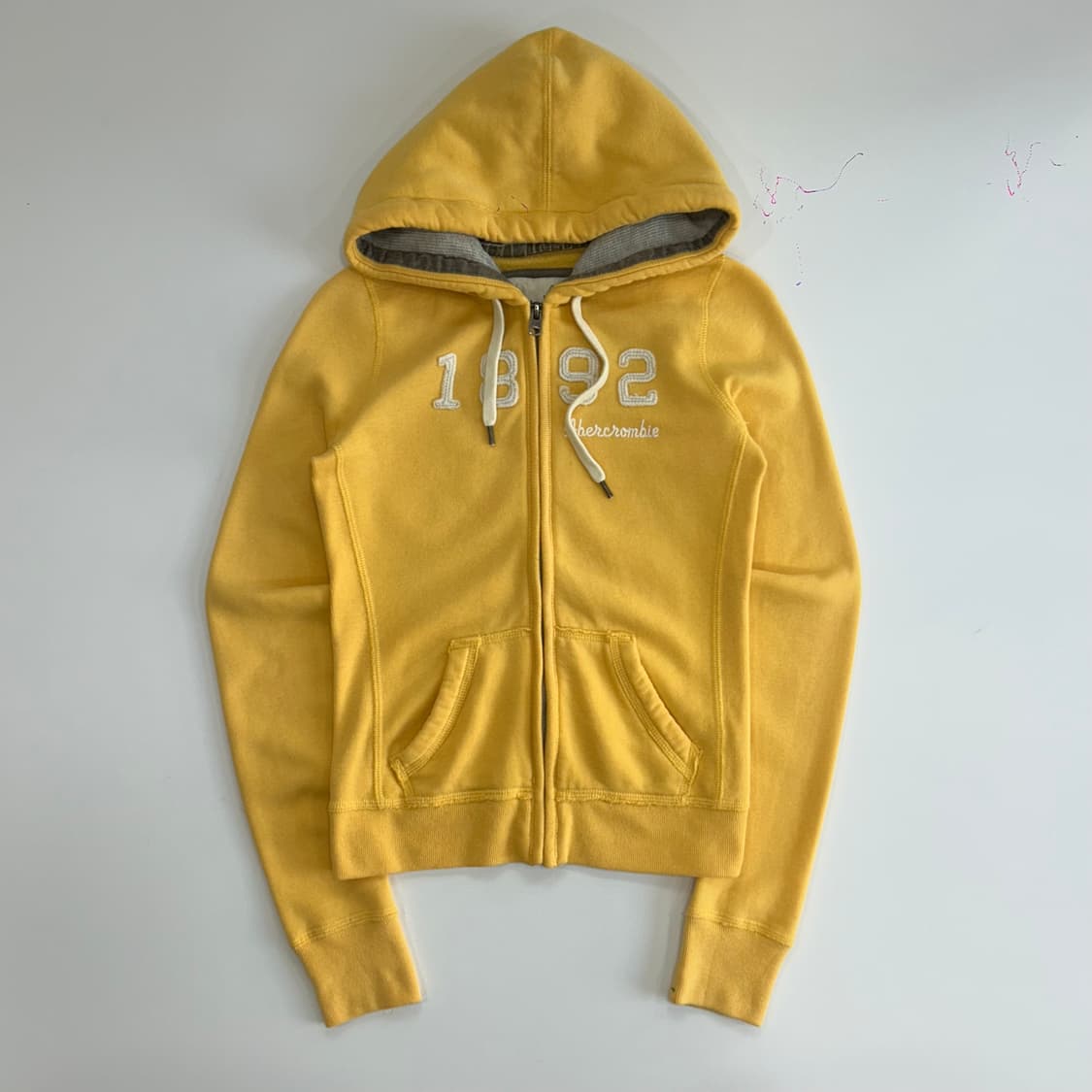 Abercrombie 아베크롬비 1892 옐로우 후드집업 상품이미지3