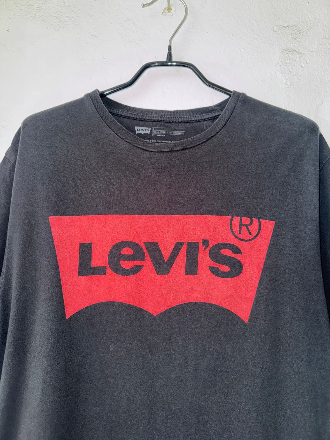 [M]levis 리바이스 블랙 박스로고 반팔티셔츠 상품이미지3