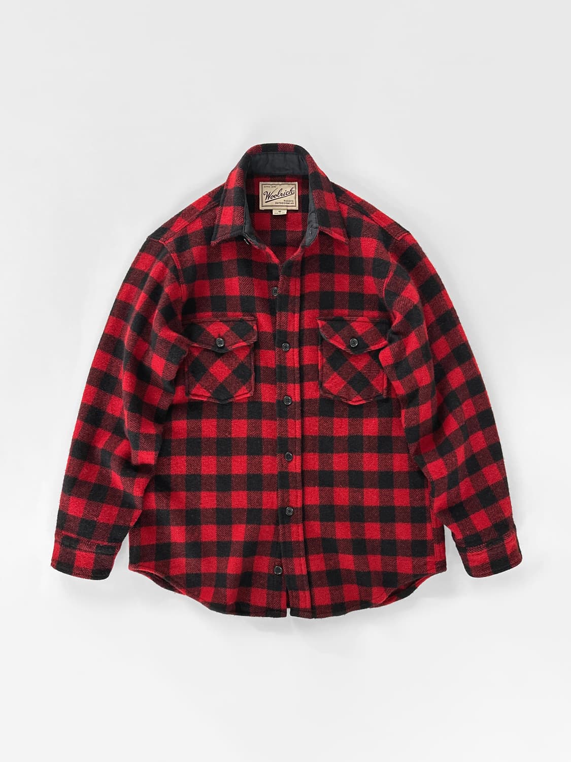 90s 빈티지 울리치 버팔로 체크 울 셔츠 상품이미지1