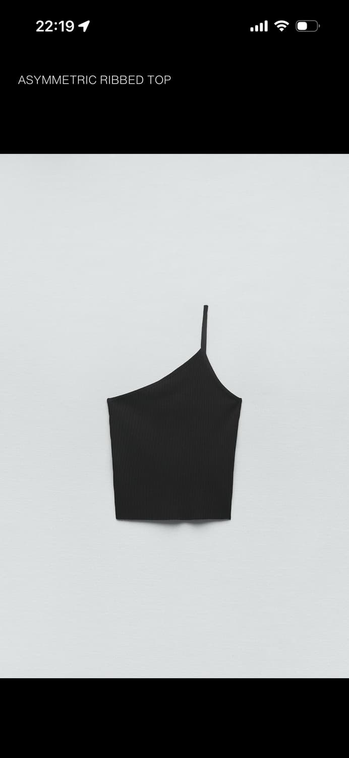 자라 원숄더 탑_블랙, 화이트 상품이미지1