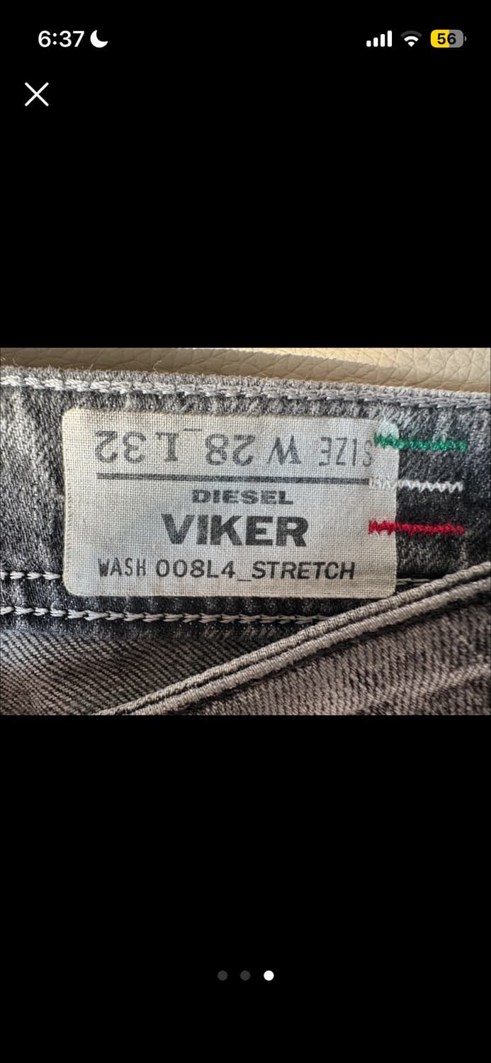 디젤 스톤워싱 청바지 28 32 상품이미지3
