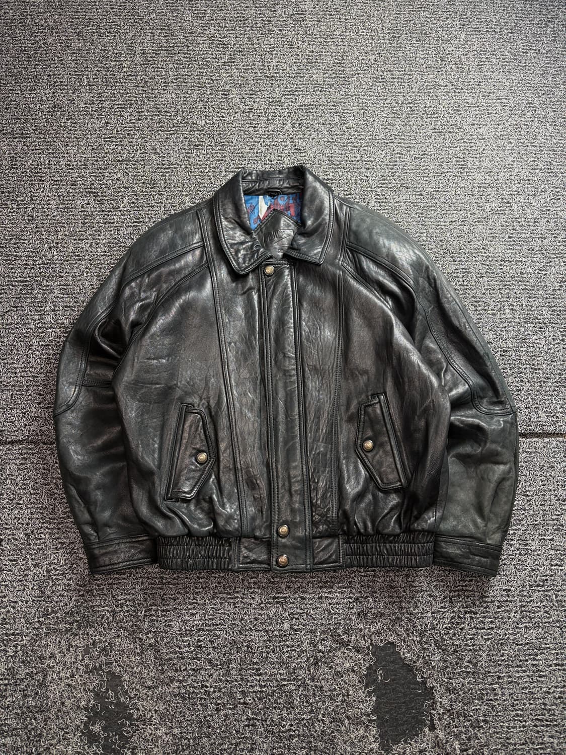 90s 나이키 아카이브 양가죽 봄버 자켓 3270 상품이미지2