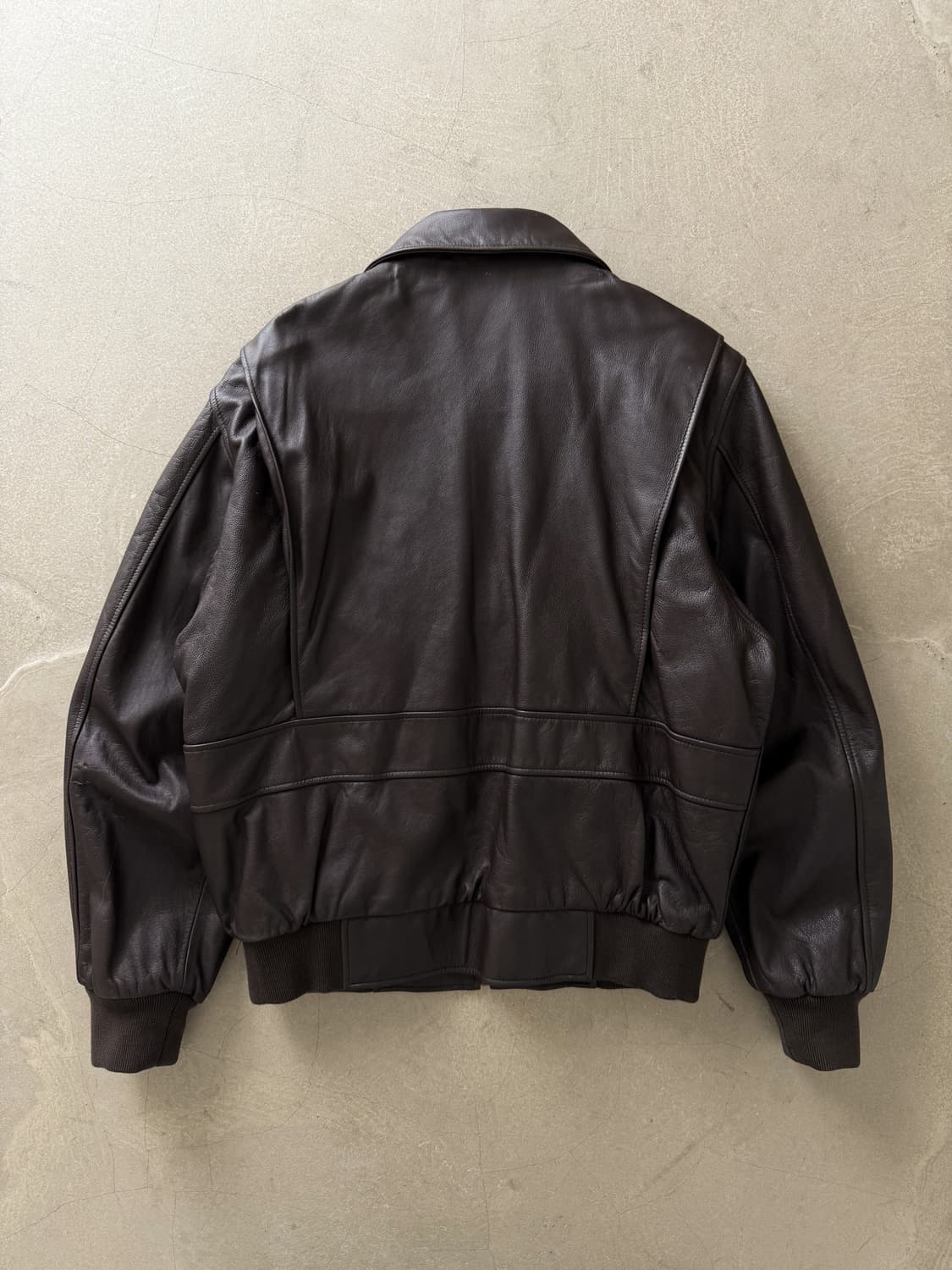 90s Genuine Leather A-2 Bomber Jacket 상품이미지6