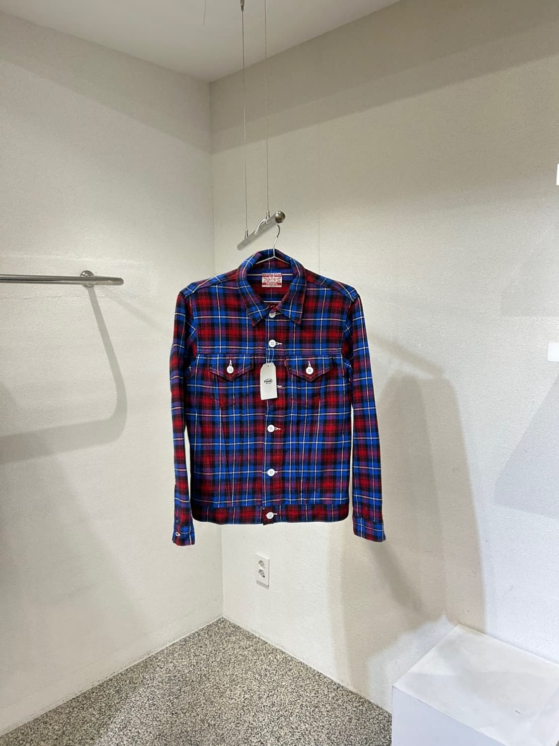 리바이스 체크 패턴 자켓 상품이미지1