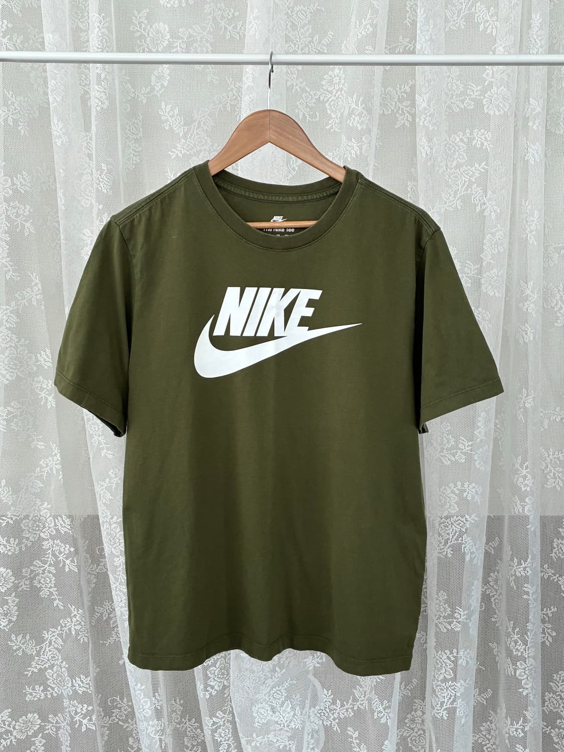 XXL) 나이키 반팔 티셔츠 카키 상품이미지1