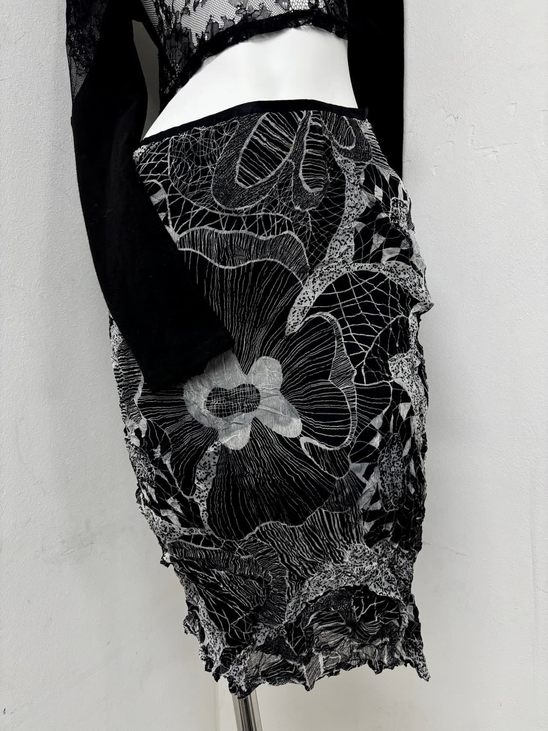 Oriental Mood See-through Crop Top& Or 상품이미지6