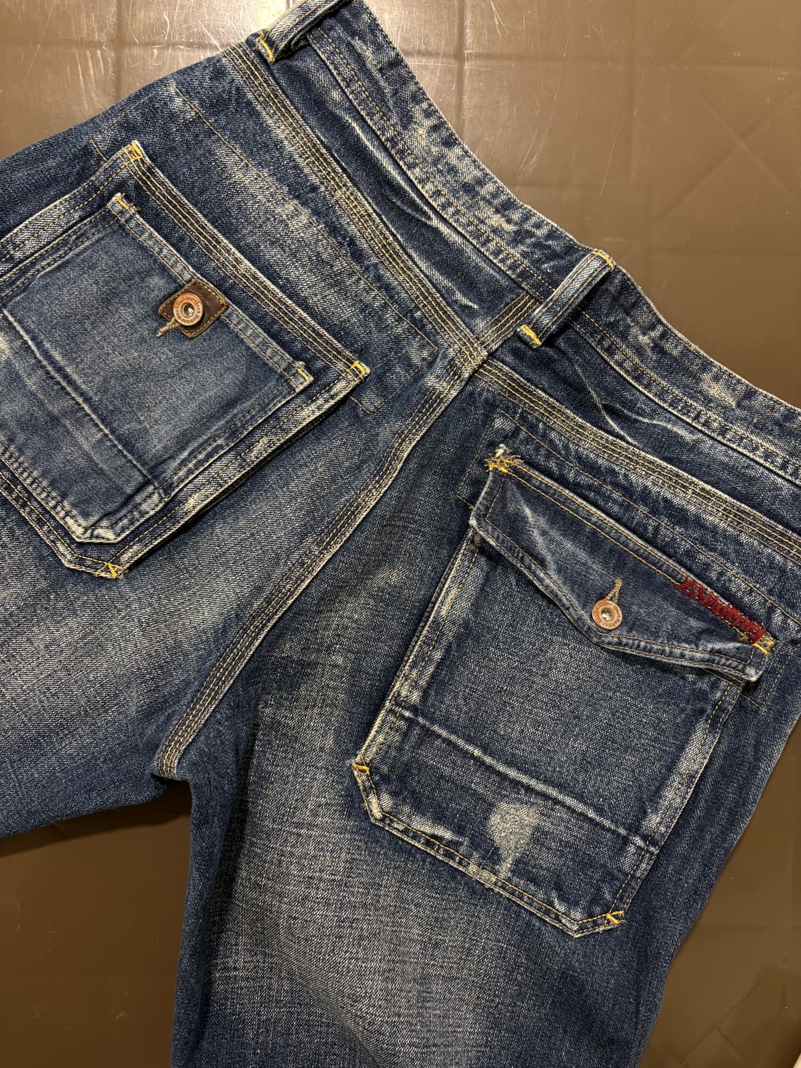 빈티지 워싱 데님팬츠 상품이미지8