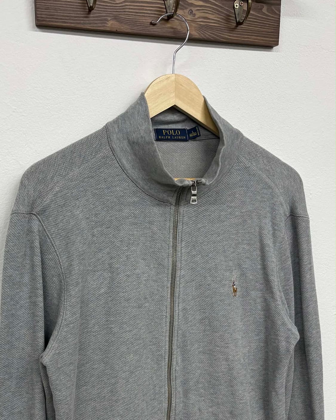 [L] 폴로 랄프로렌 신형 그레이 니트 집업 상품이미지5