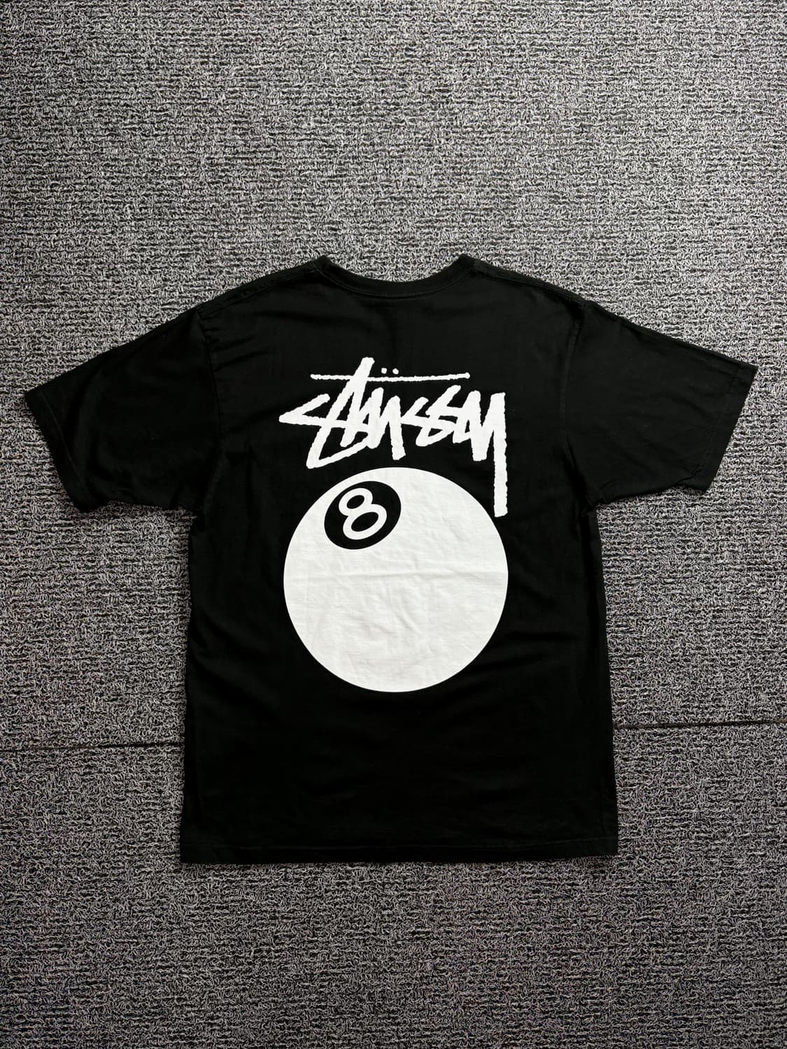 스투시 에잇볼 빅로고 박시핏 반팔 티셔츠 1443 상품이미지4