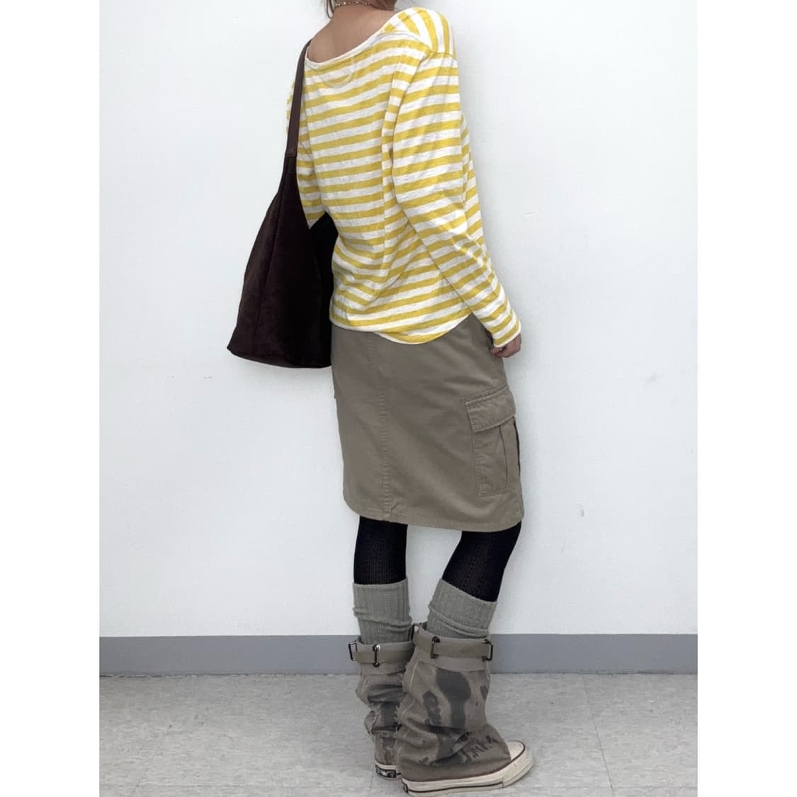 빈티지 캐주얼 스트라이프 롱슬리브 상품이미지3