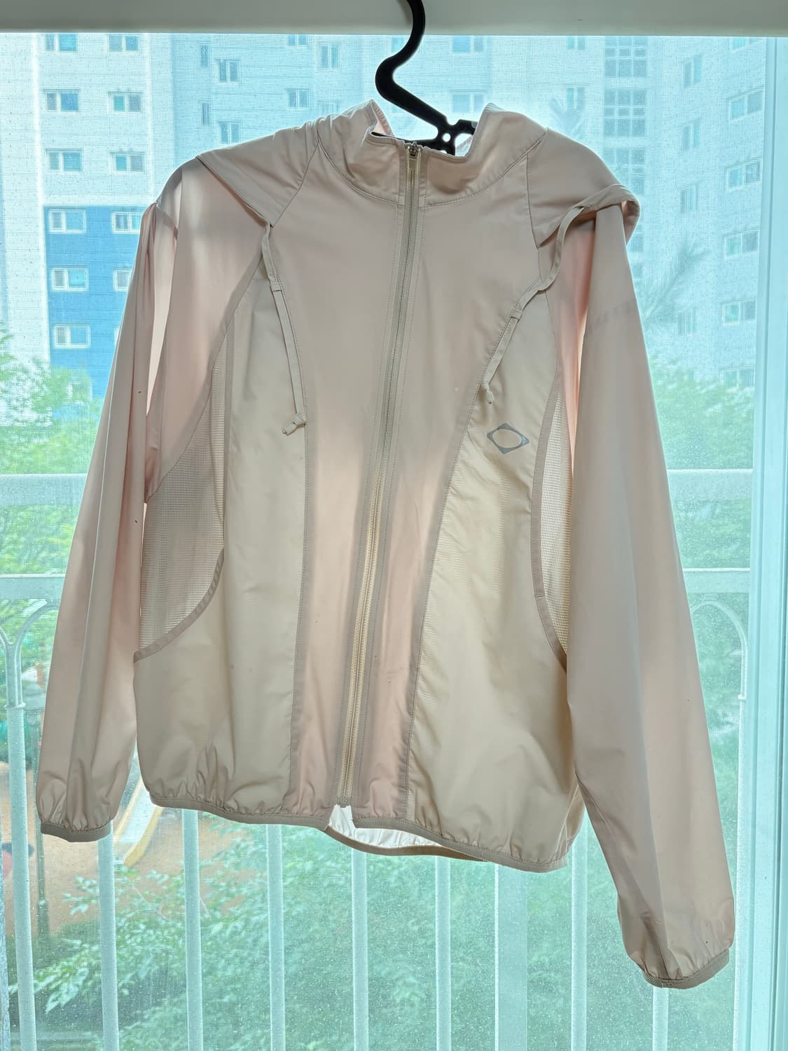 미스치프 ss color blocked windbreaker beige 상품이미지2