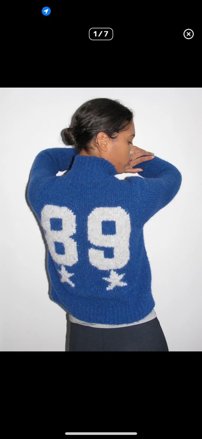 팔로마울 스타디움 니트 집업 상품이미지1