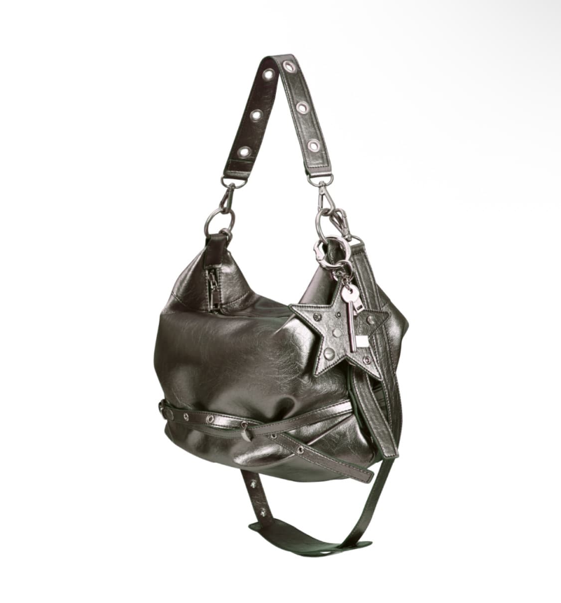 여밈 slouchy bag 메탈 상품이미지1