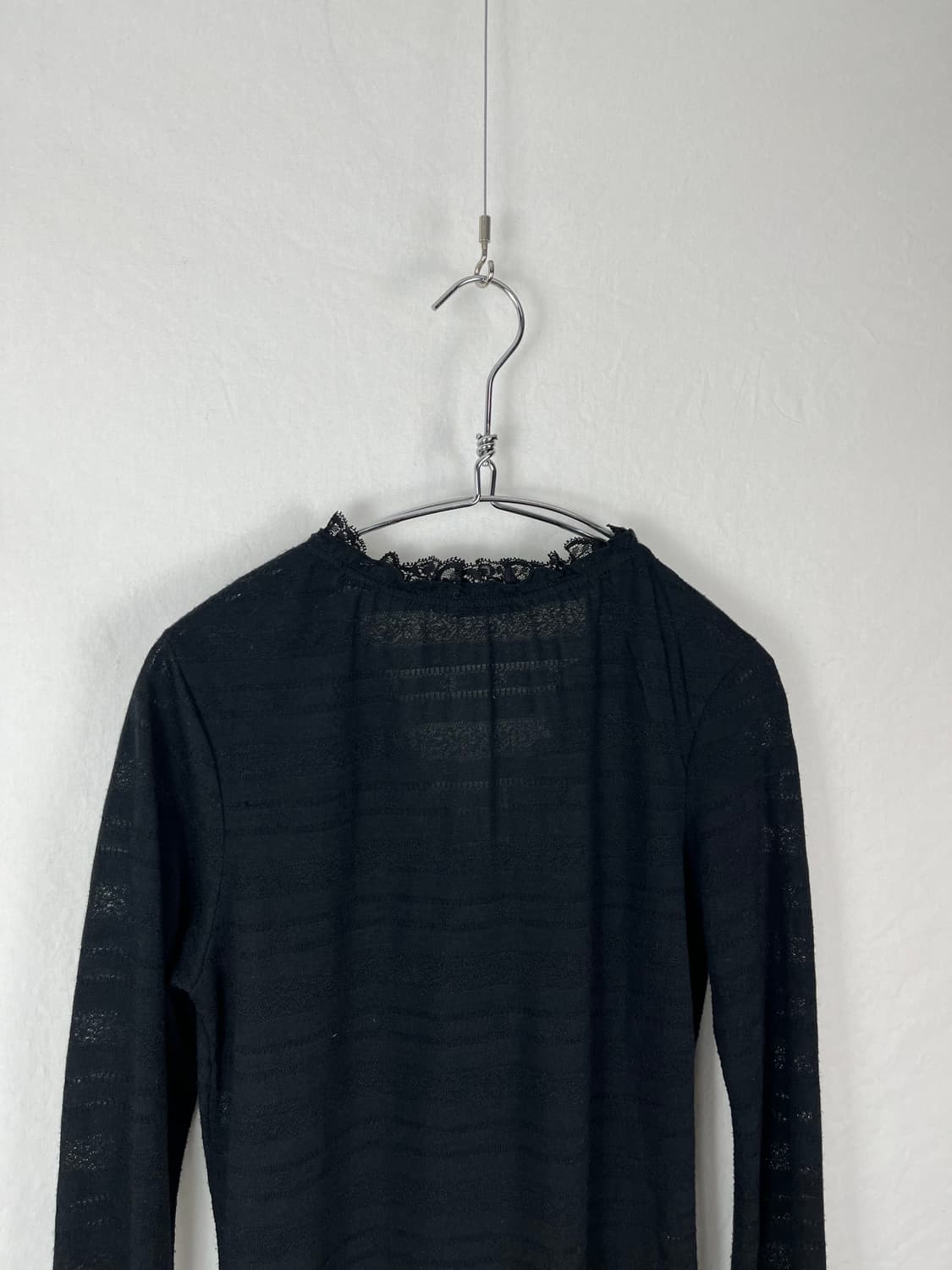 Vintage 레이스 셔링 가디건  상품이미지7