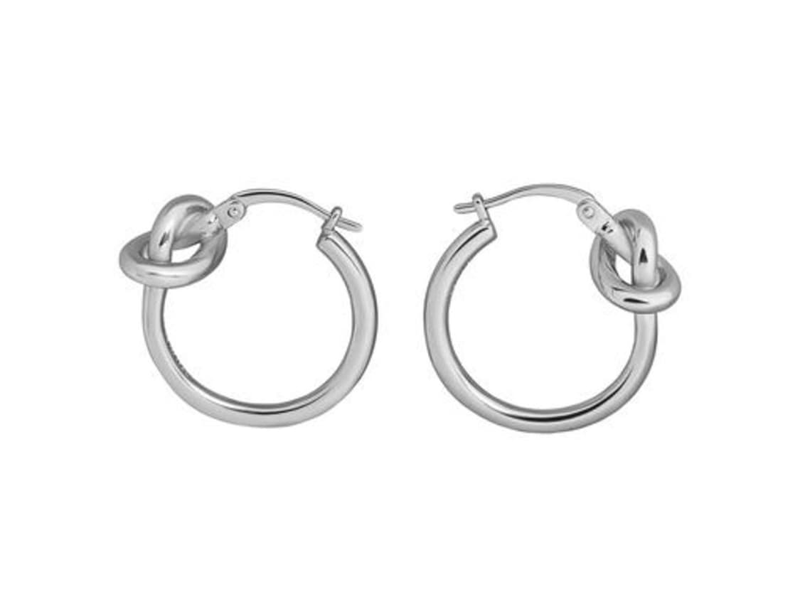 실버 매듭후프 이어링 상품이미지1