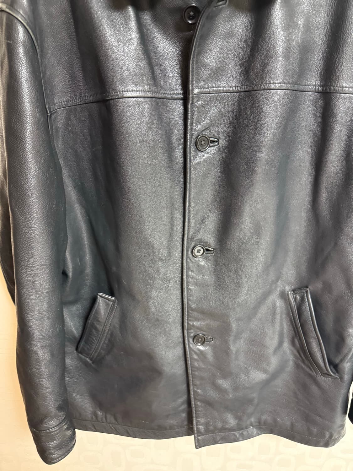 Gap 갭 90S OLD GAP 가죽 카코트 L사이즈 상품이미지7