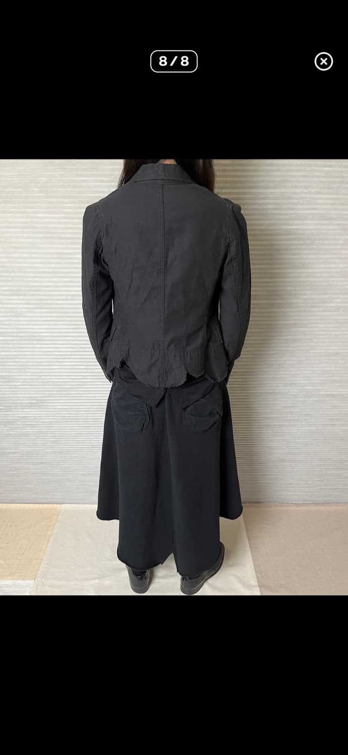 꼼데가르송블랙 컷 오브 자켓 상품이미지8