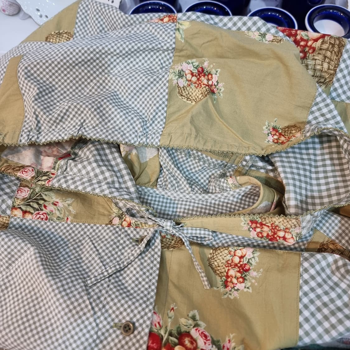 원더풀 월드 패치워크 후드 반팔 셔츠 상품이미지6