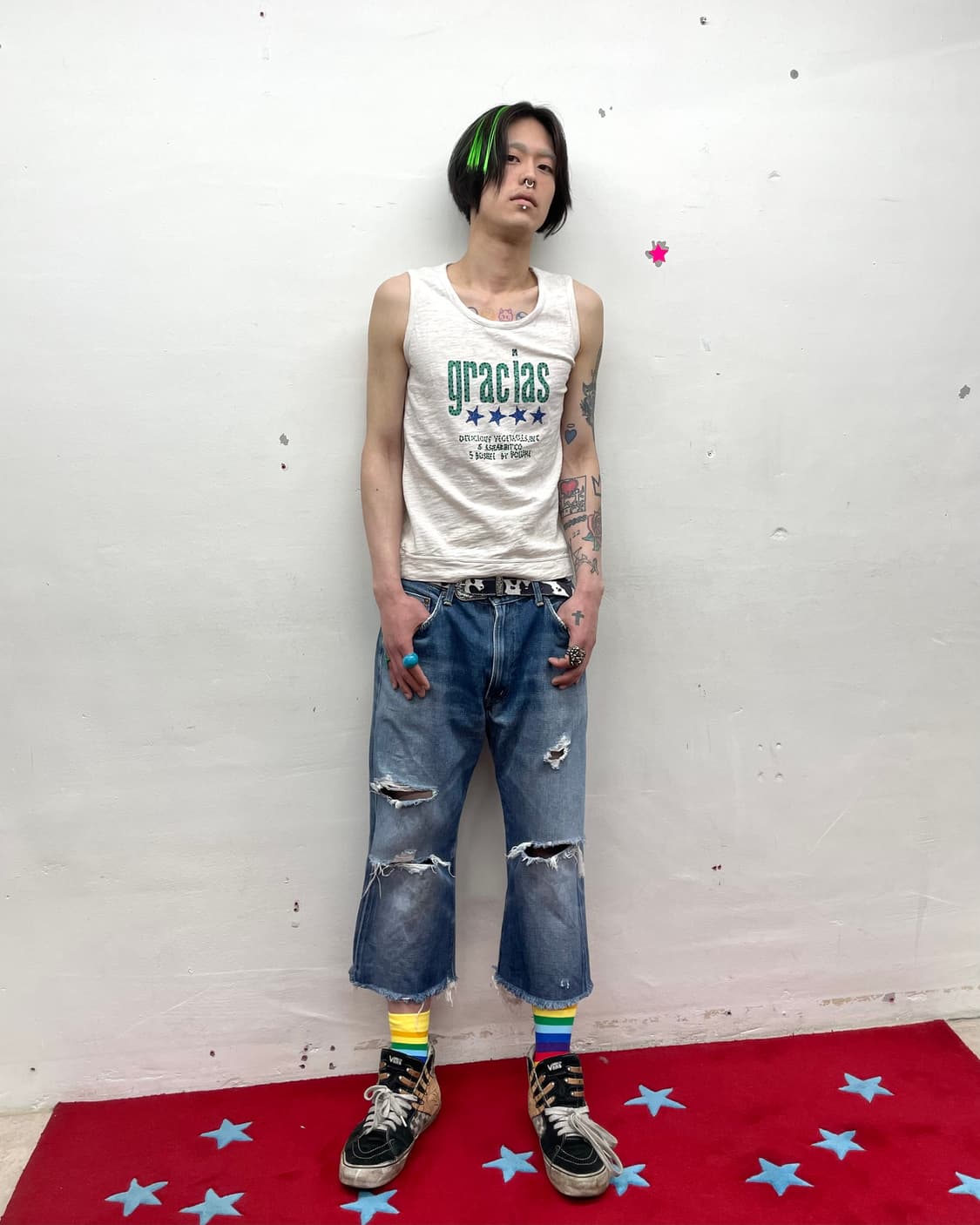 gracias star cubic sleeveless 상품이미지5