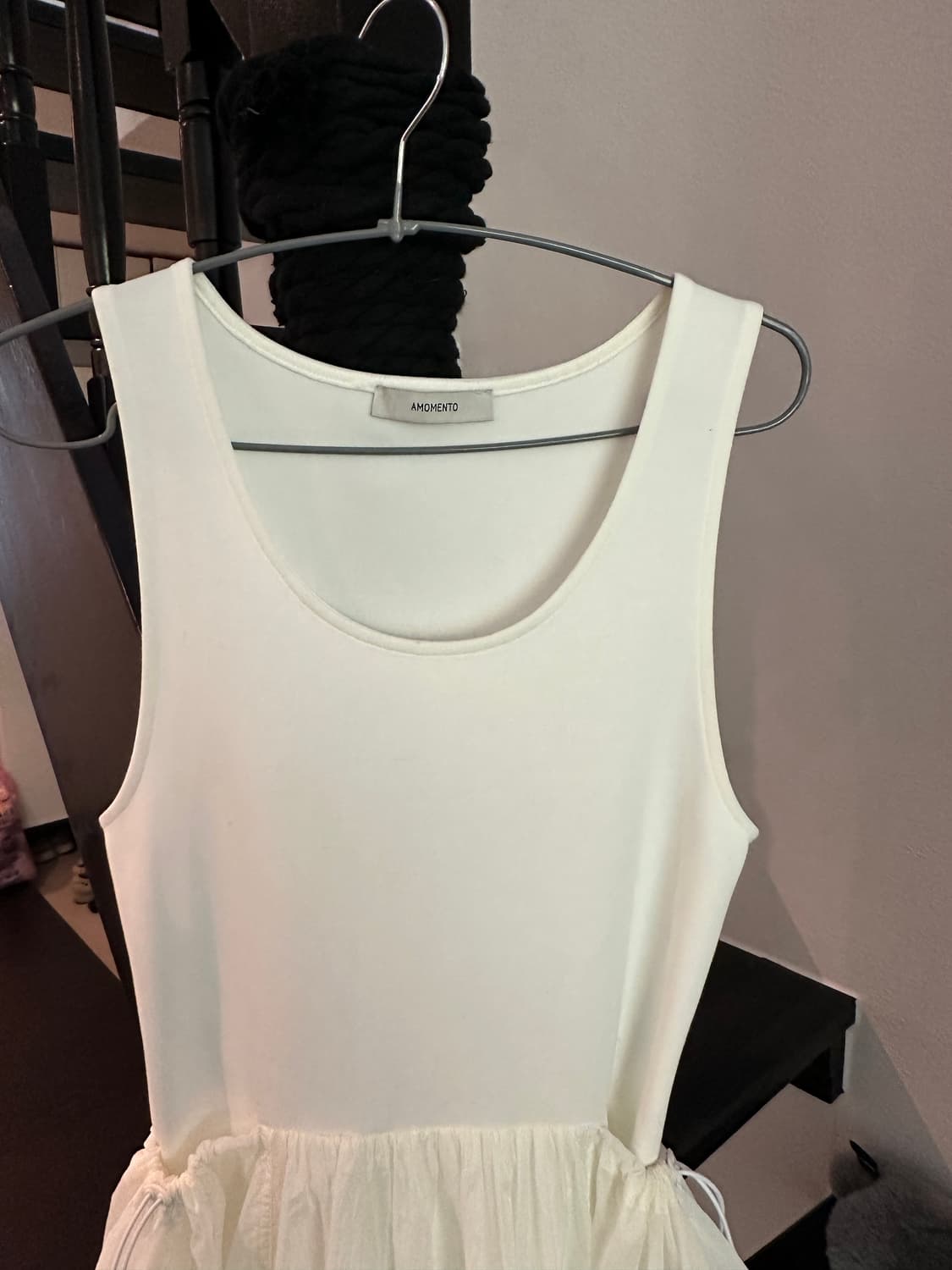 아모멘토 SHEER JERSEY DRESS 상품이미지3