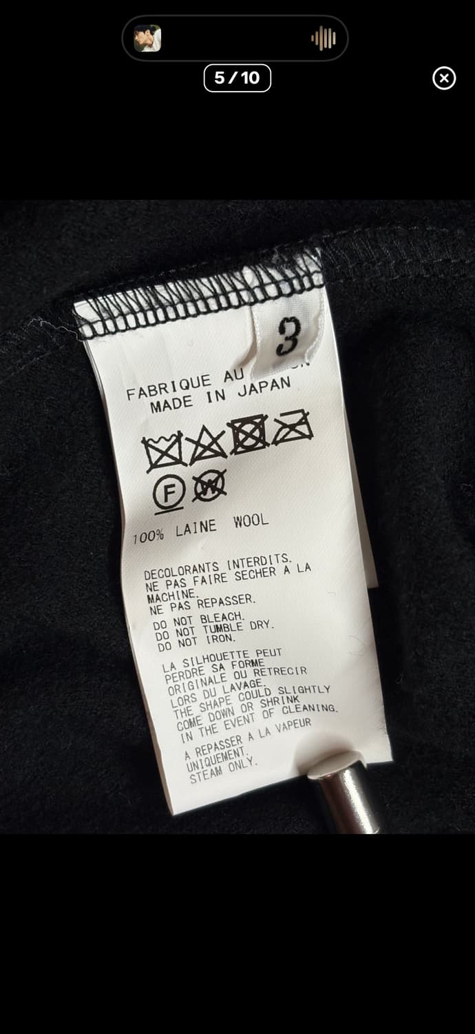 요지야마모토 뿌르옴므 수피마울 120수 티셔츠 상품이미지4