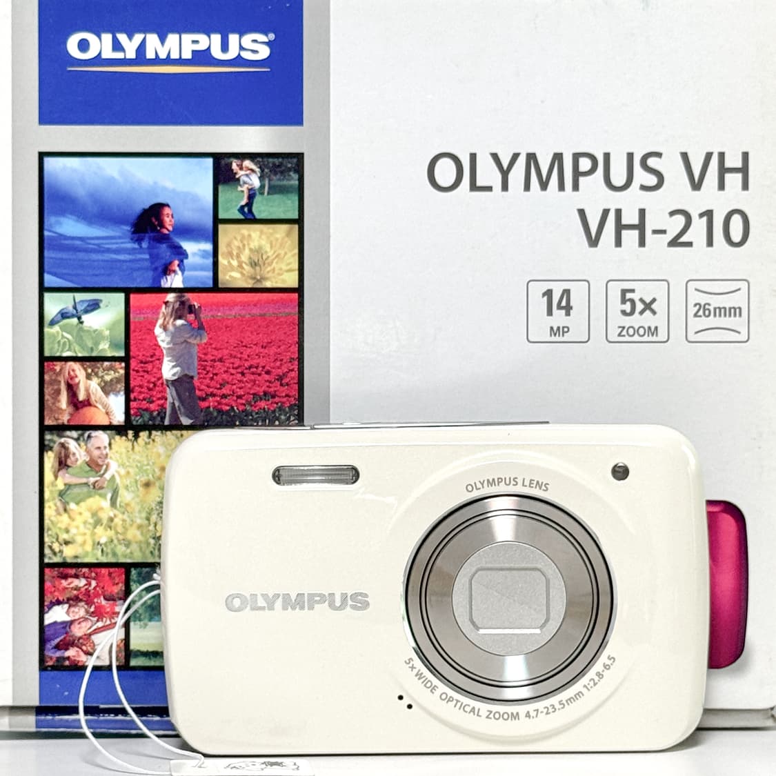 올림푸스 VH-210 화이트 아이보리 빈티지디카 상품이미지8
