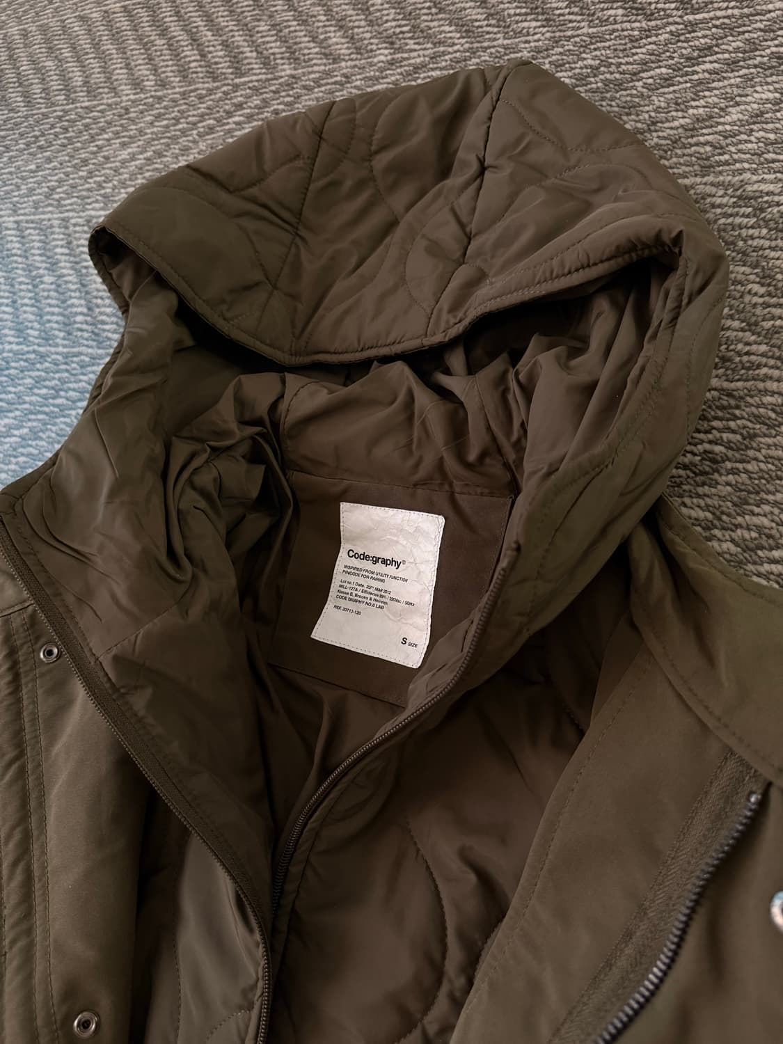 코드그라피 야상 자켓 (내피 포함) 상품이미지3