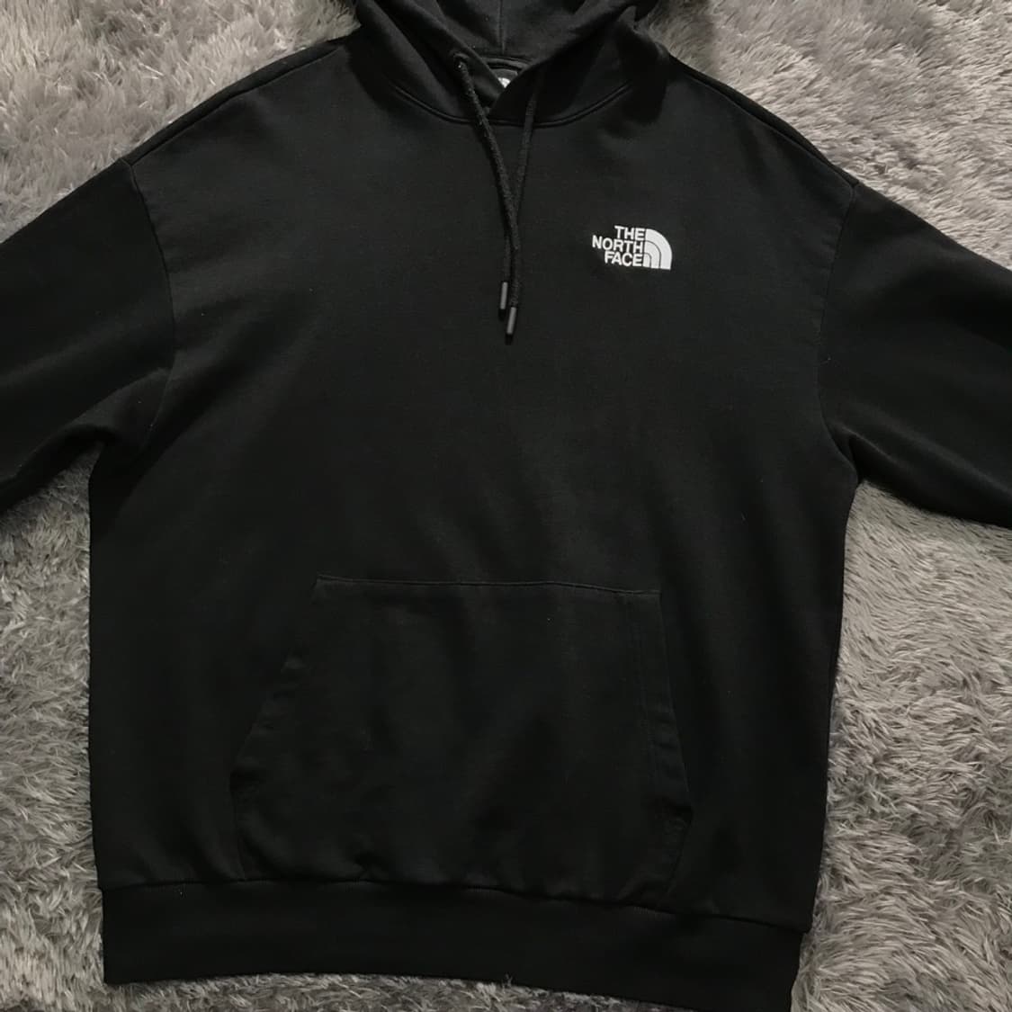 [[L(실 XL),A급] 노스페이스 네버스탑 박스로고 후드티@161 상품이미지1